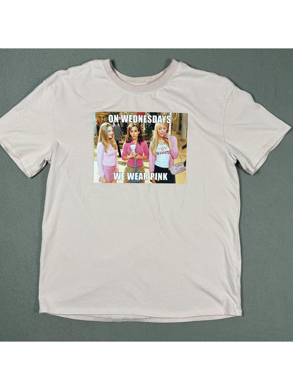Mean Girls T-Shirt Pink Y2K